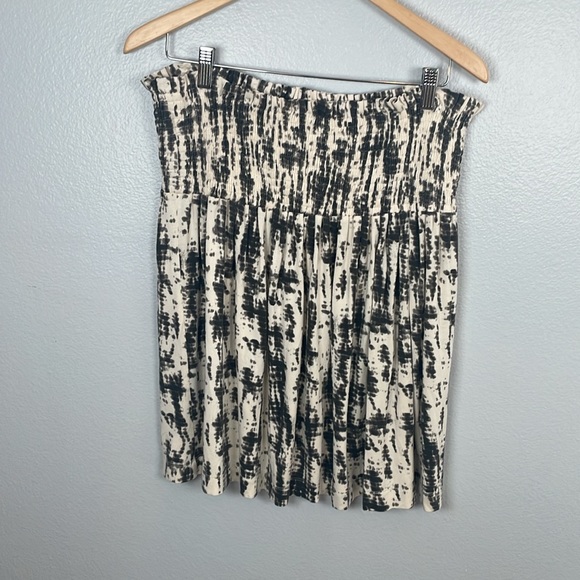 Kate Quinn | The Woods| smocked waist tie dye jersey knit pull on skirt large - Picture 4 of 6